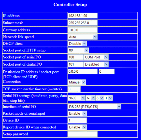 EX-6030 - Konfiguration